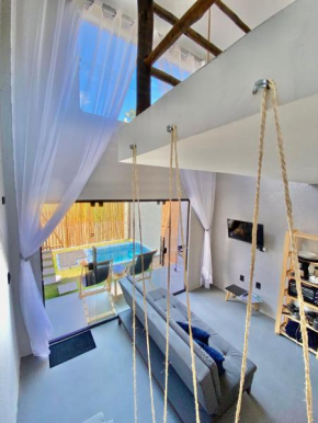 LOFT Mar 101 - com piscina privativa - próx à Vila Guajá e Associação Peixe-boi